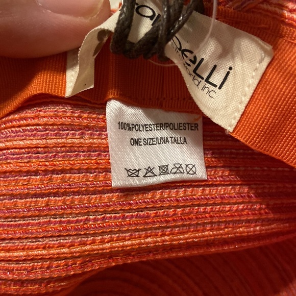 CAPPELLI Beach Hat new with tags beautiful summer hut see pictures - Picture 10 of 12